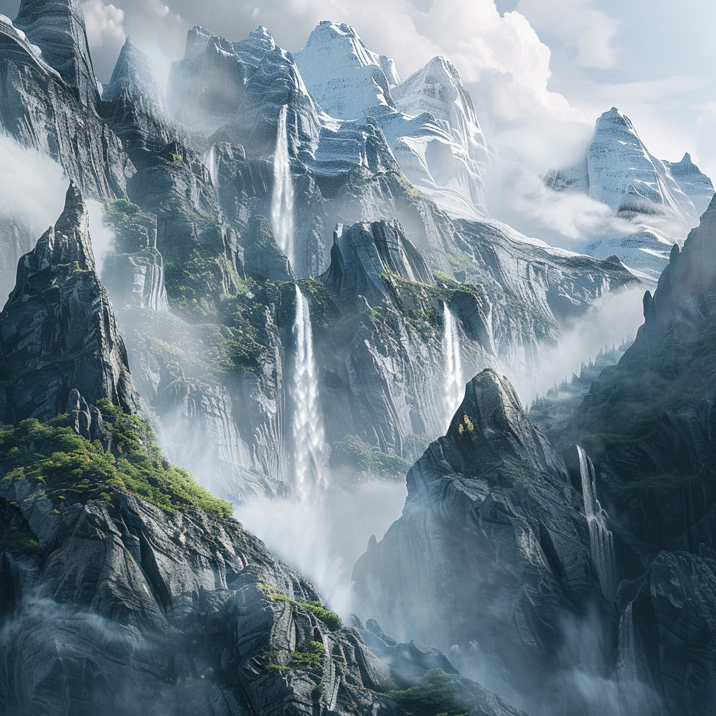 yongsoul666666_A_steep_mountain_with_no_trees_flowing_waterfall_382c44c5-de4f-4b.png